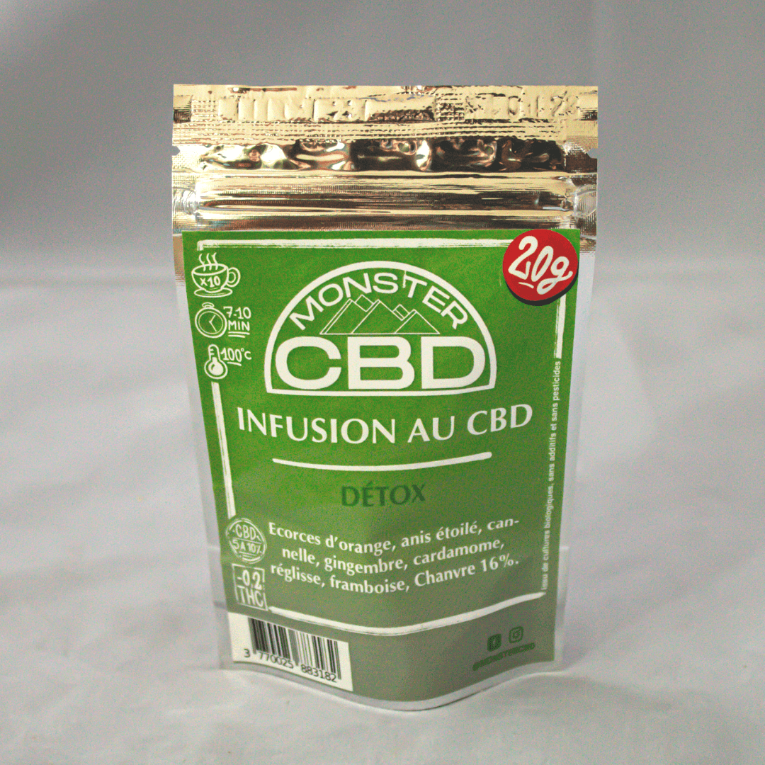 Infusion CBD Détox (20g) ⋆ Monster Weed
